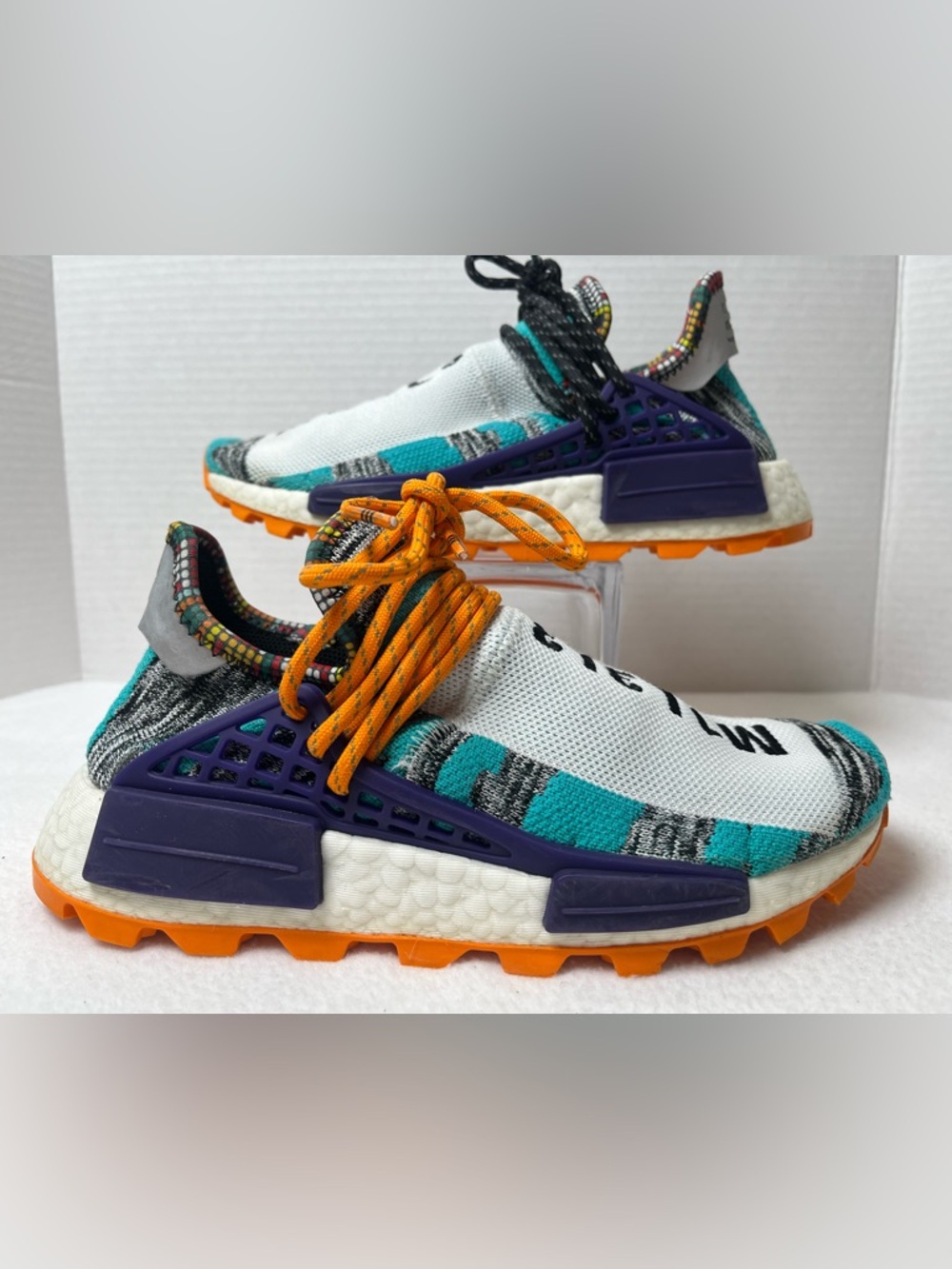 Adidas Pharrell x NMD Human Race Trail Solar Pack Size 5.5